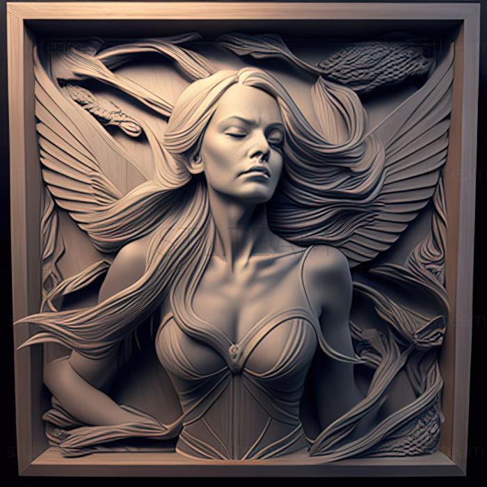 3D модель St Эмма Грейс Фрост Вселенная Marvel (STL)